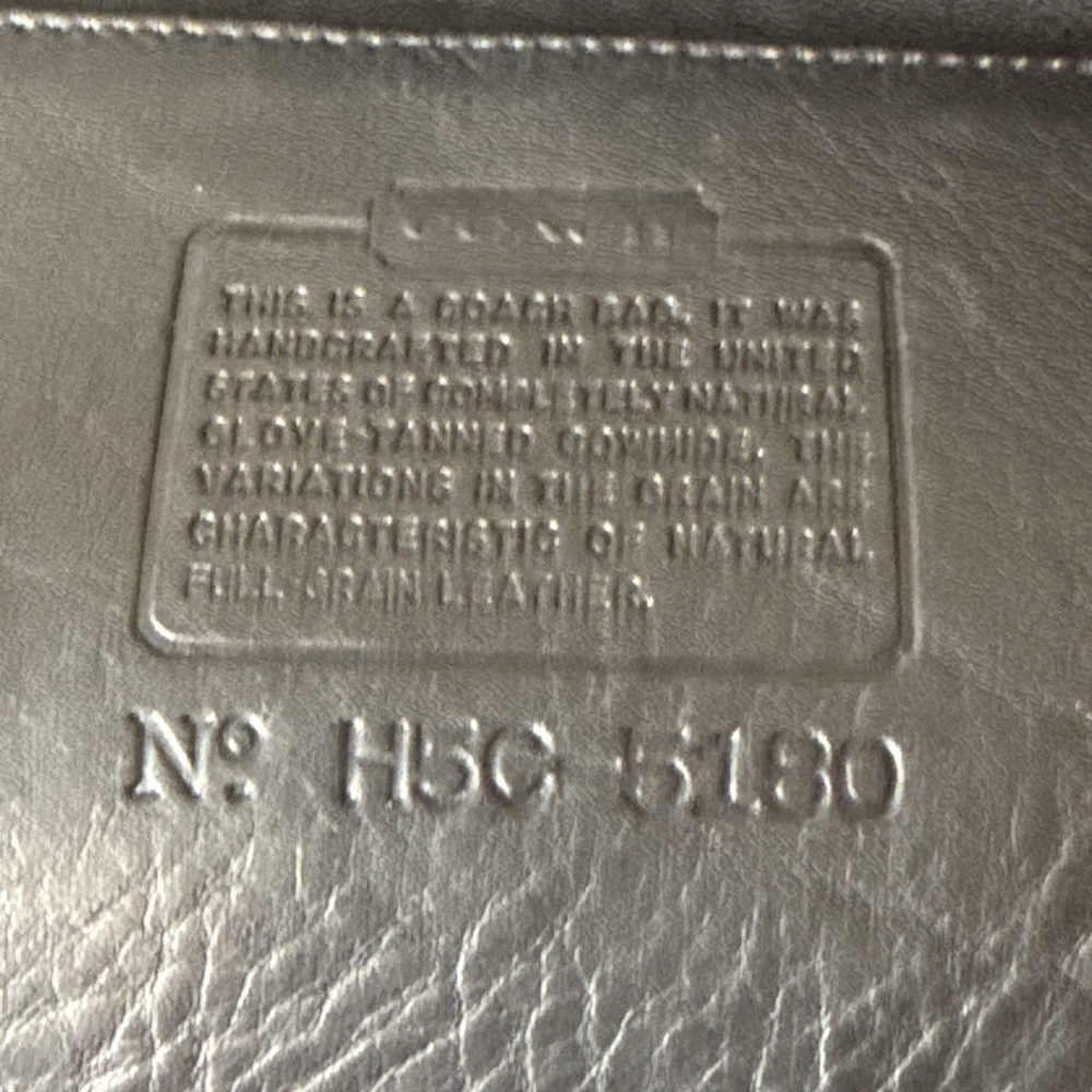 Coach Vintage Black Metropolitan Messenger Briefcase Laptop Bag H5C-5180 USA ‘95 - Picture 10 of 13